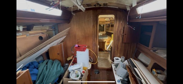 Nicholson 35 saloon before refit